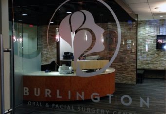 dental office vinyl window graphics burlington ma architectural glass graphic identity boston
